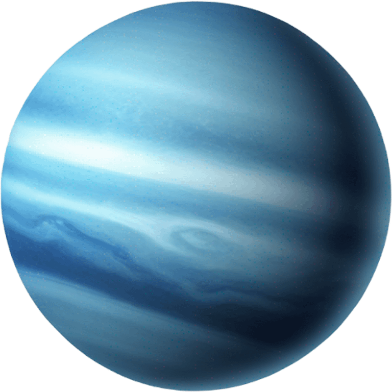 Blue gas giant planet  emoji