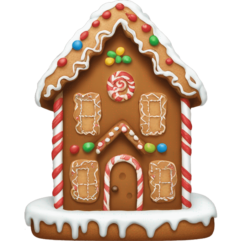 Gingerbread house emoji