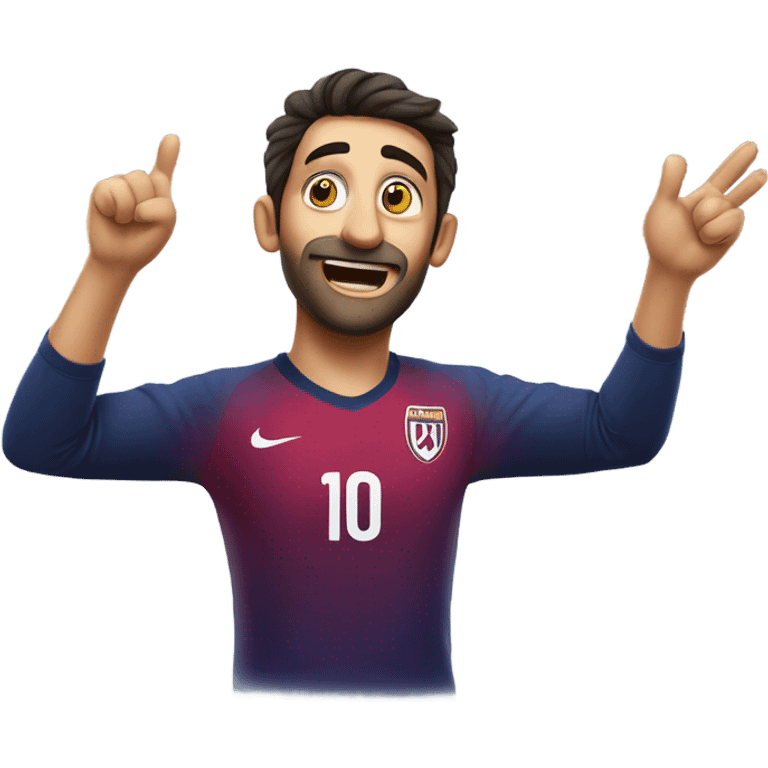 I'm honing a description of Arda Güler's goal celebration, noting his right hand on his chest and his left hand raised, mirroring the specified gesture. This aligns perfectly with known details. emoji