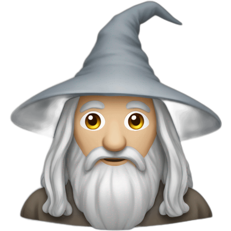 Gandalf on computer emoji