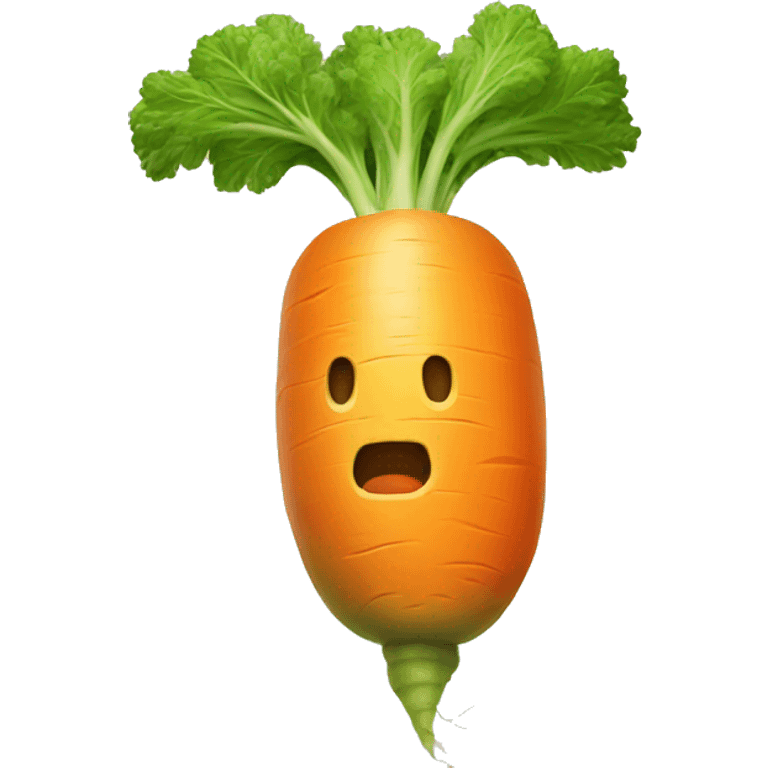 radioactive carrot emoji