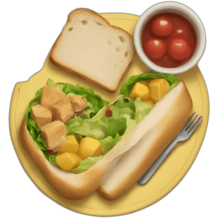 lunch emoji