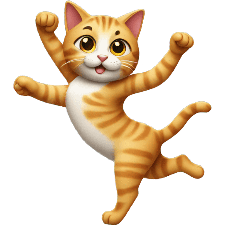 cat dancing tango emoji