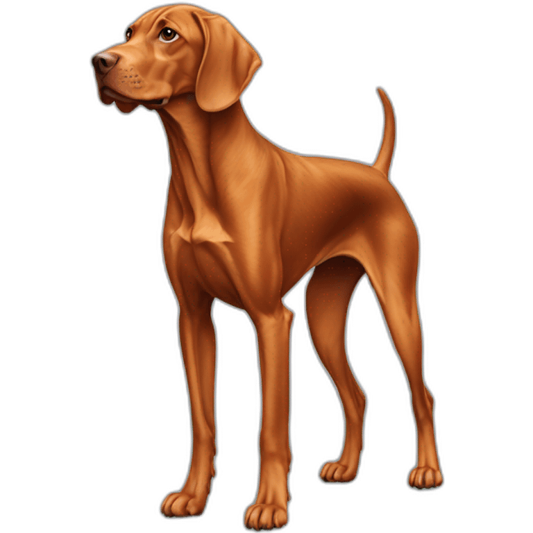 Dog vizsla full-height emoji