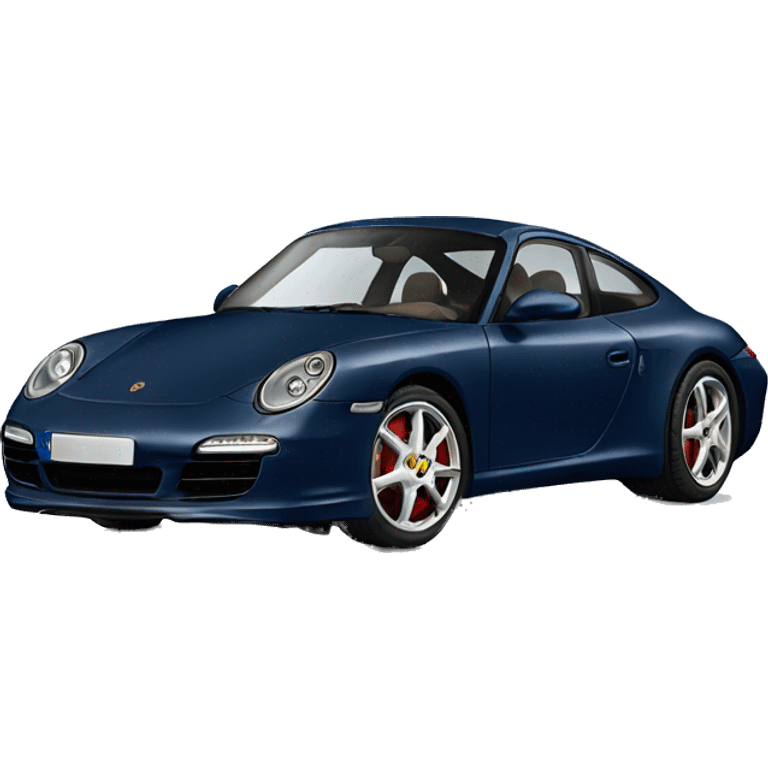 Navy blue porsche  emoji