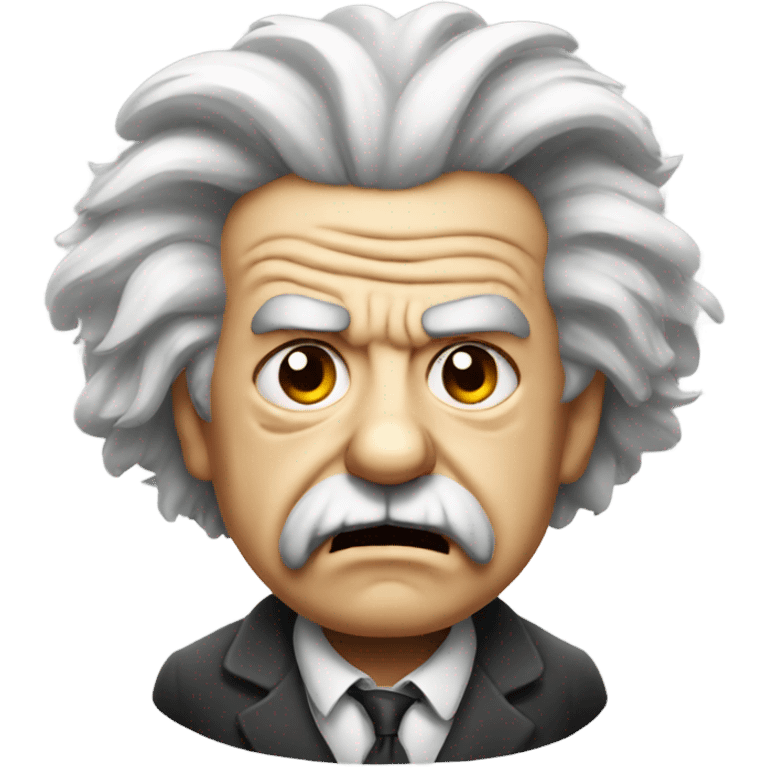 Einstein Angry emoji