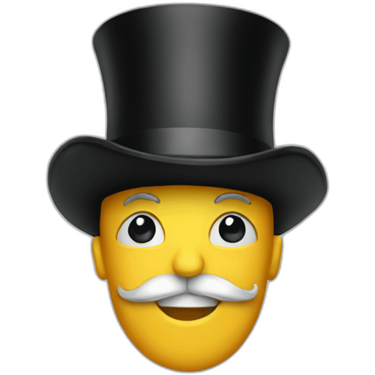 Top hat emoji