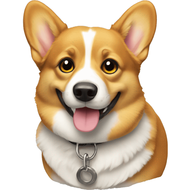 corgi with yellow collar emoji