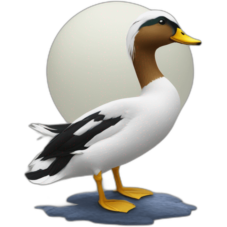 canard lune emoji