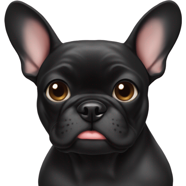 black frenchie emoji