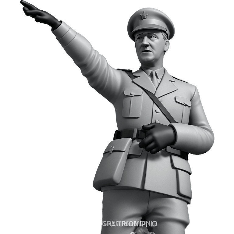 monochrome world war ii soldier emoji