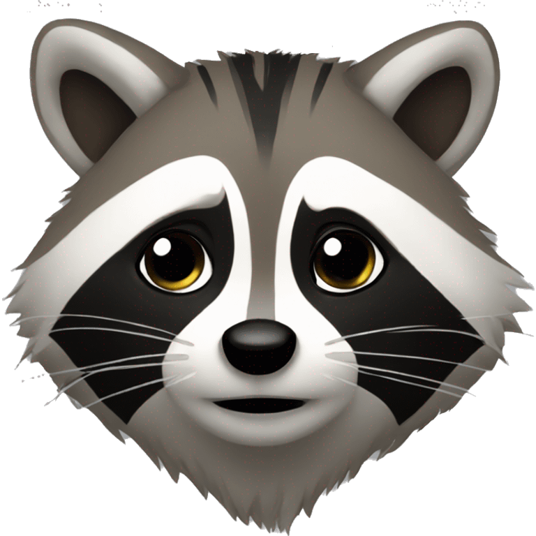 A raccoon emoji