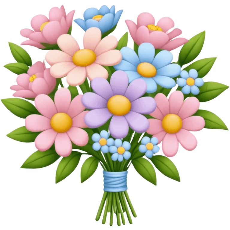 Small Pastel bouquet emoji