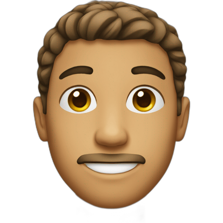 Teen boy with little beard  emoji