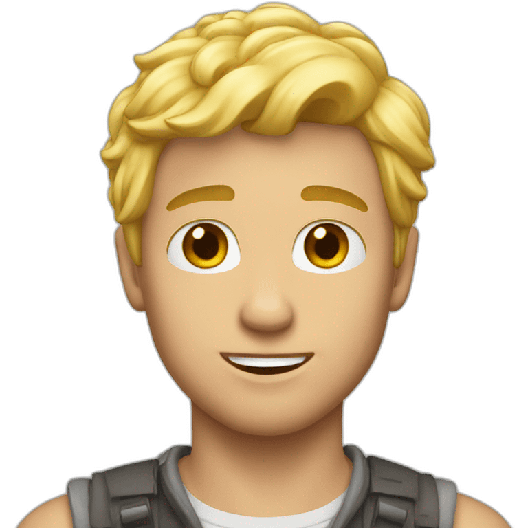 blond guy virgin emoji