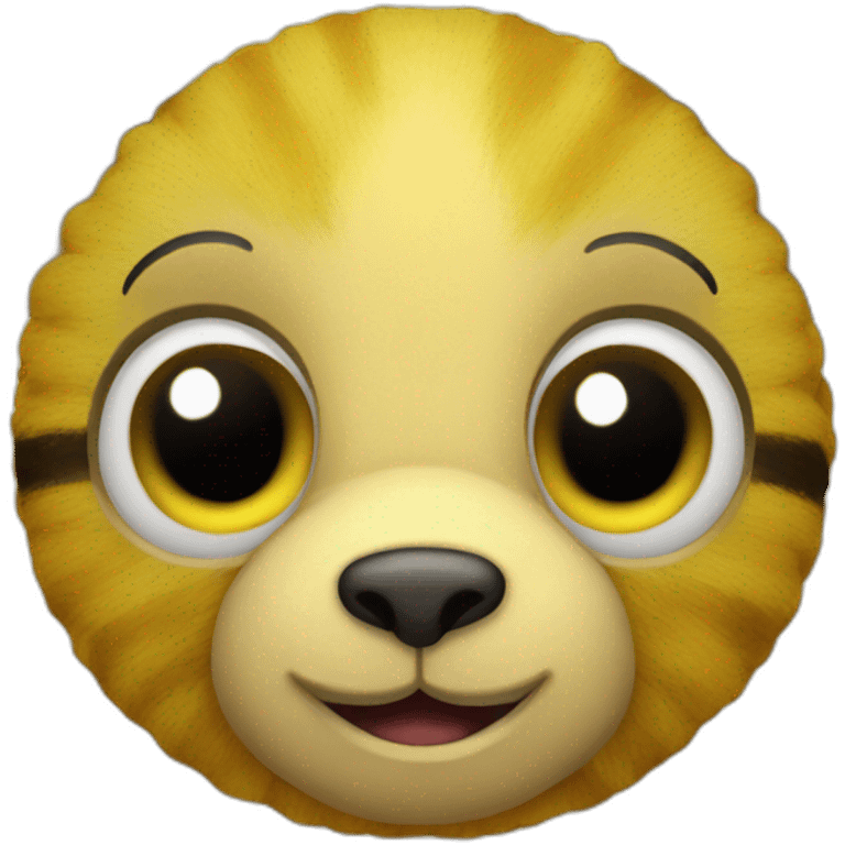 Peluche abeille emoji