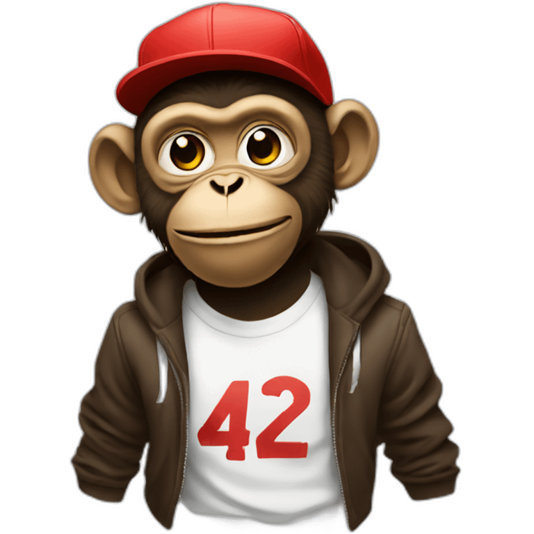 hiphop monkey emoji