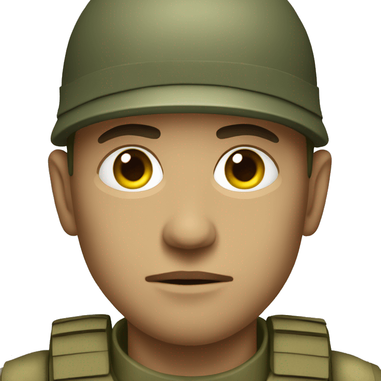 military serious soldier emoji