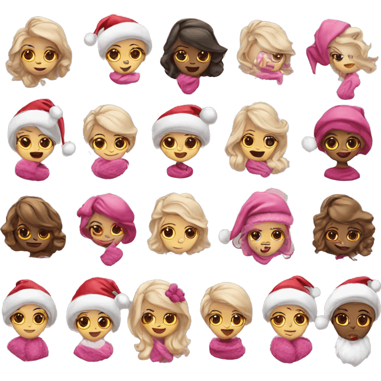 Girly Christmas  emoji