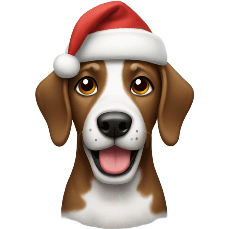 christmas dog emoji