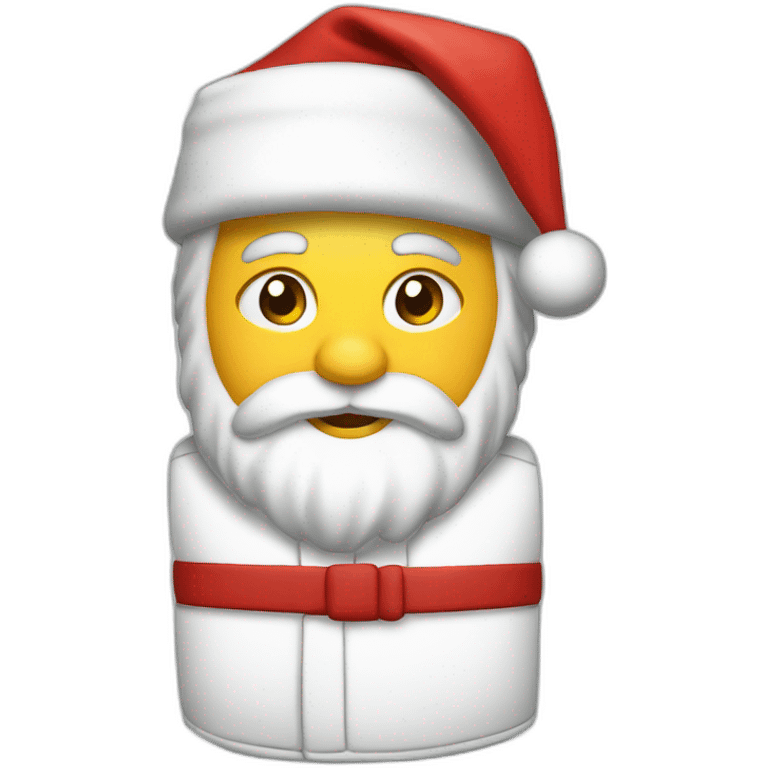 Christmas judo santa emoji