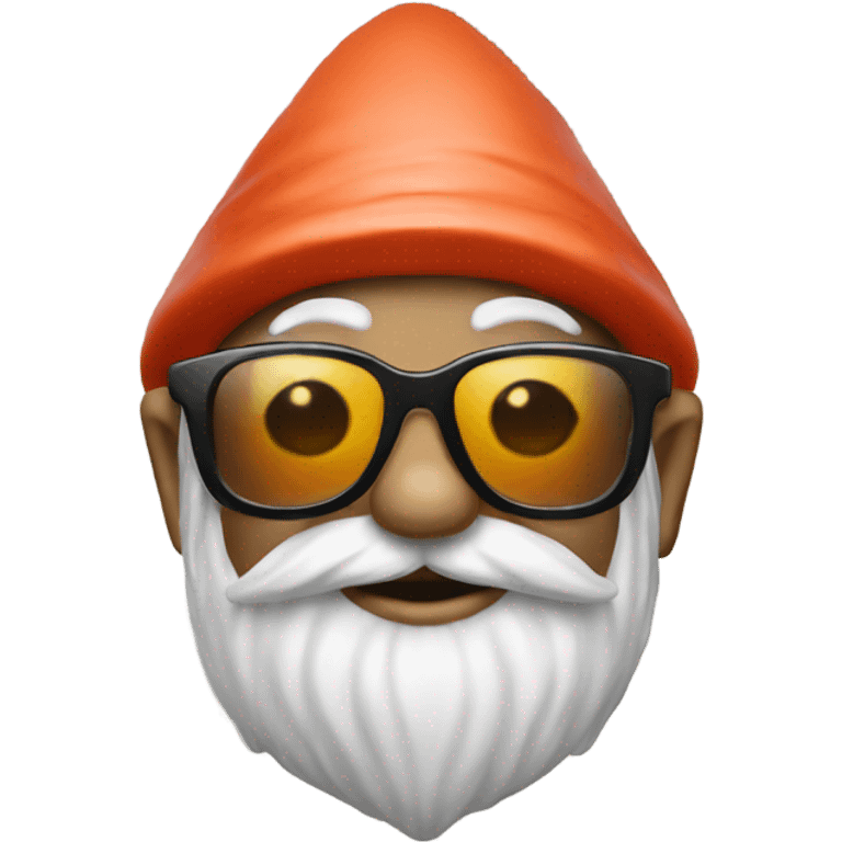 Gnome with sunglasses emoji