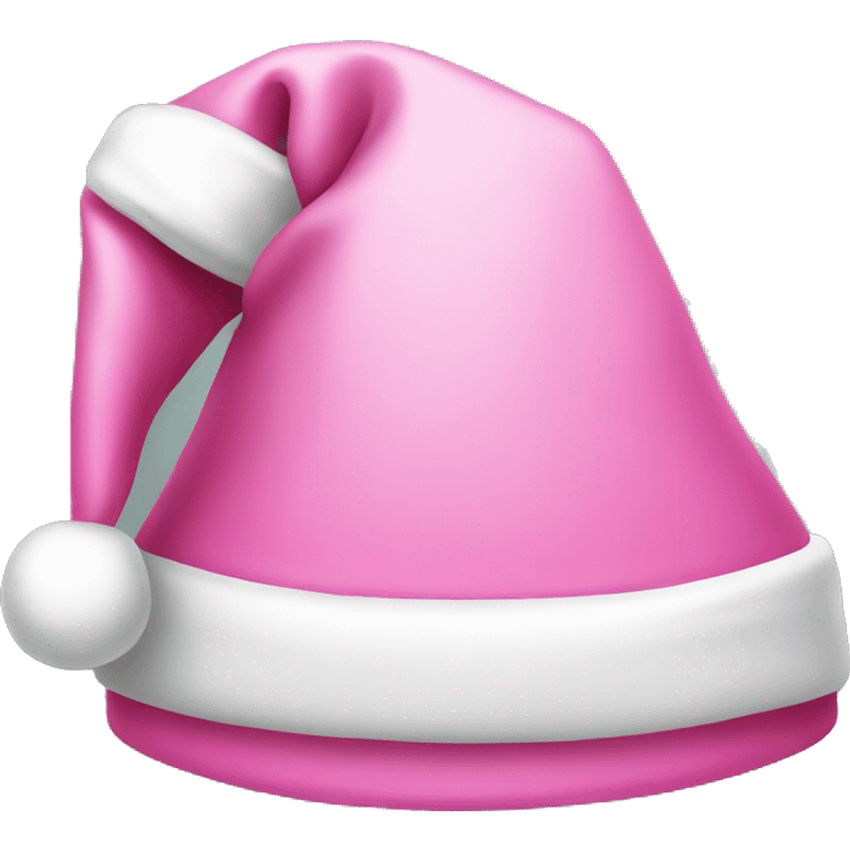 pink santa hat emoji