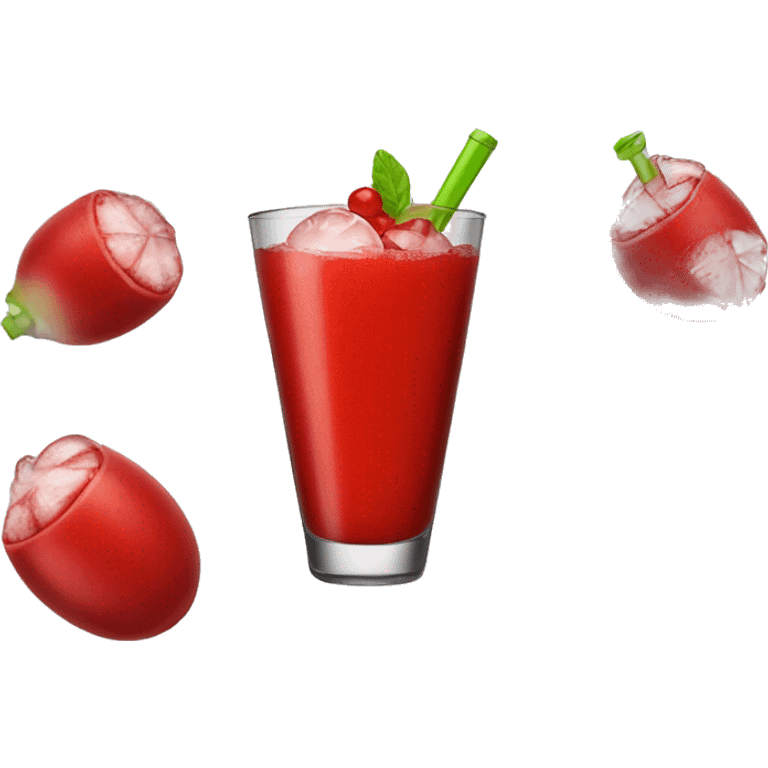 red Daiquiri glass emoji