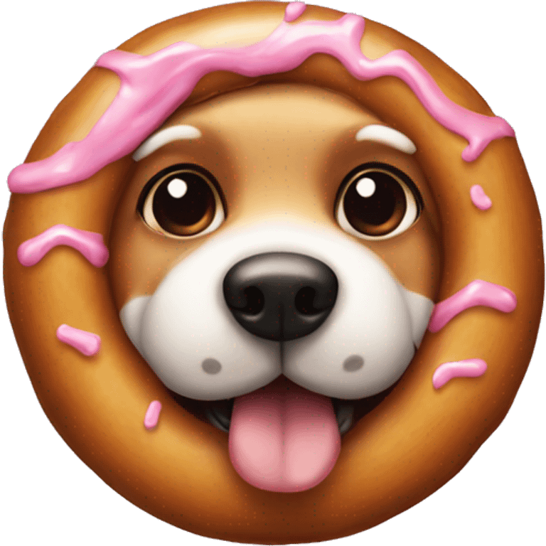 doughnut dog emoji