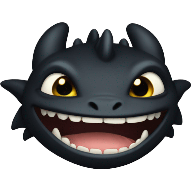 Toothless emoji