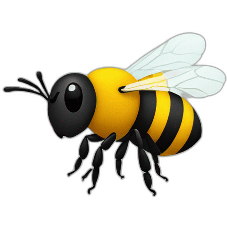 minimalist bee emoji