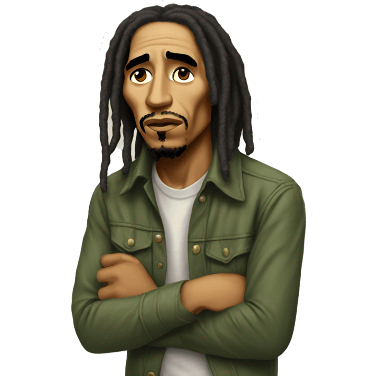 Sad Bob Marley emoji