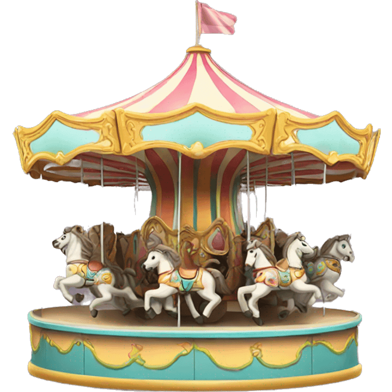 amusement carousel emoji