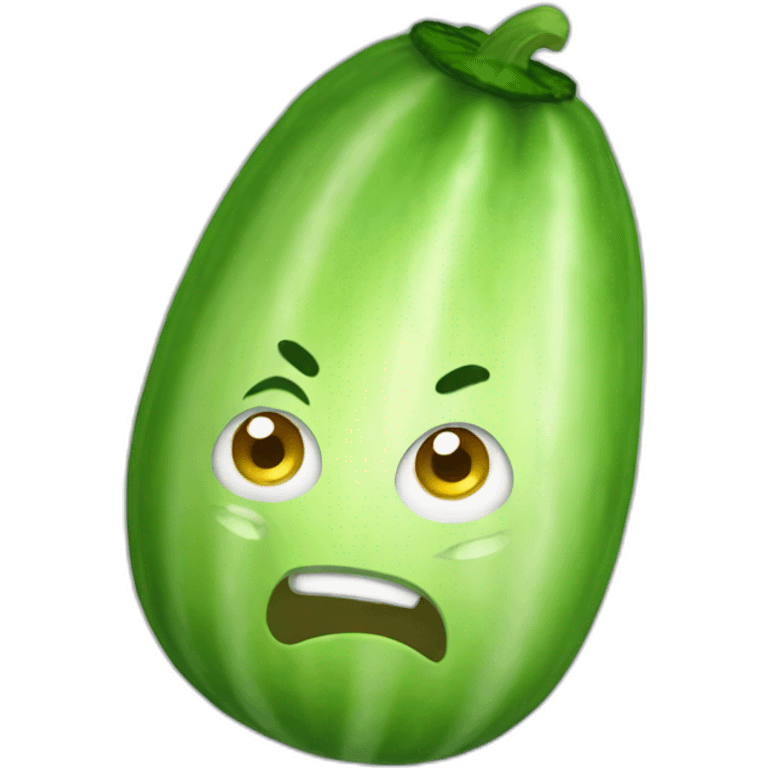 Cucumber slap head emoji