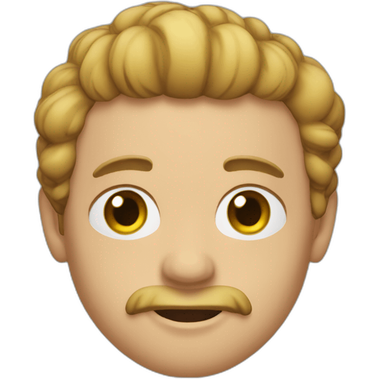 Henry the 8th round face emoji