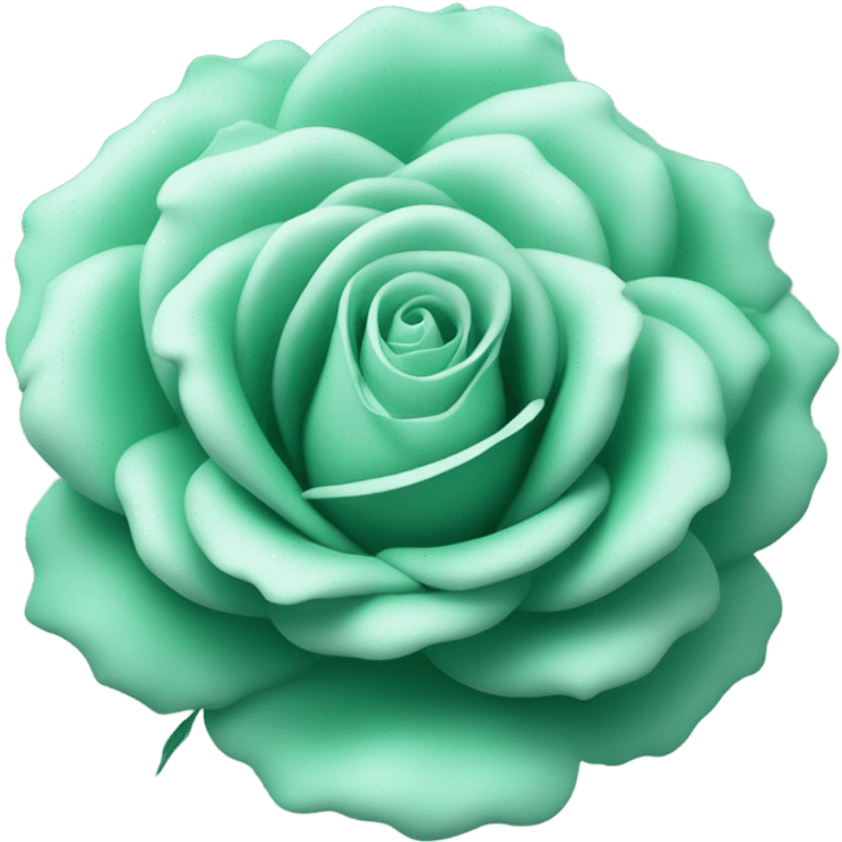 Mint rose  emoji