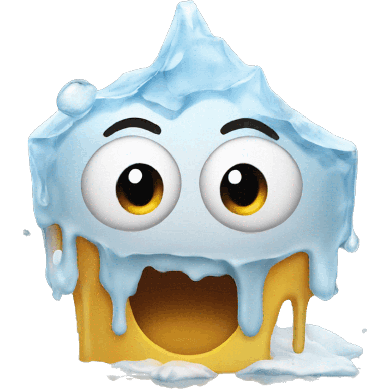 ice melting emoji