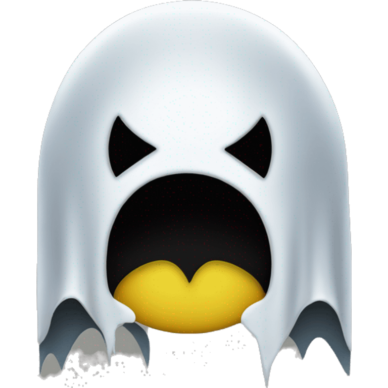 PAC man ghost emoji