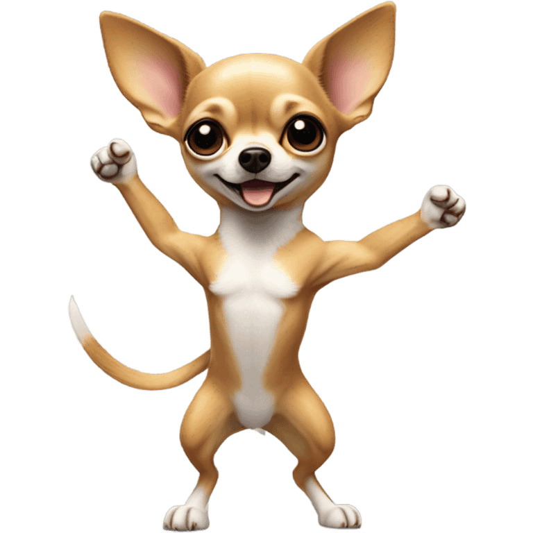 Chihuahua dancing  emoji