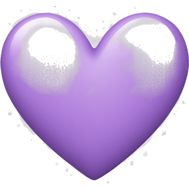 Light Purple Heart with stars emoji