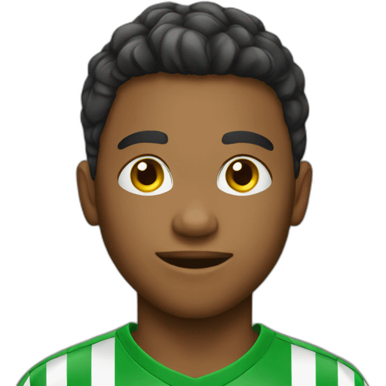 Soccer young boy  emoji