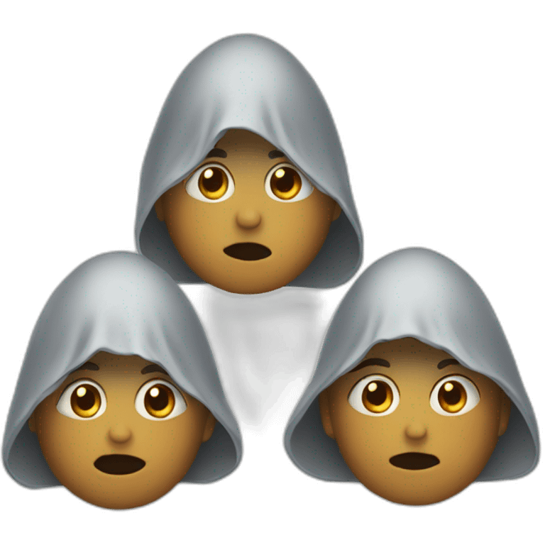 three-little-ghosts emoji