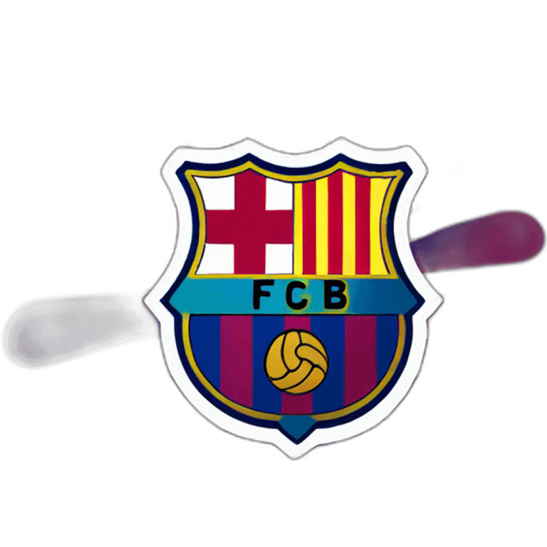 Fc Barcelona logo emoji