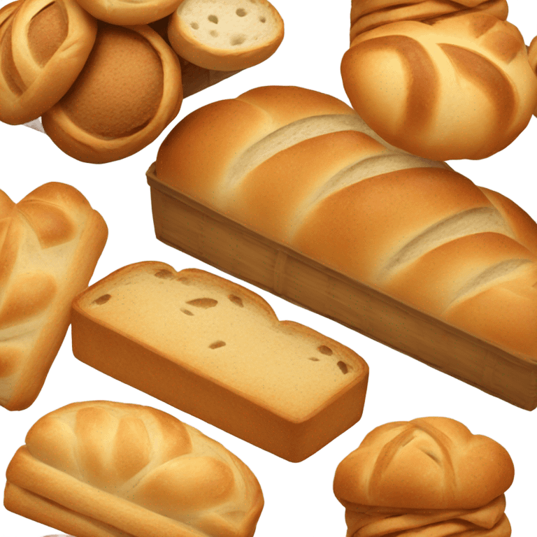 Basket of Fancy Breads emoji