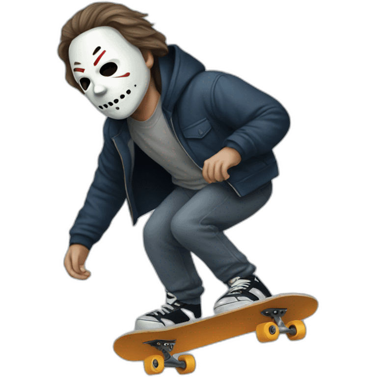 michael myers skateboarding emoji