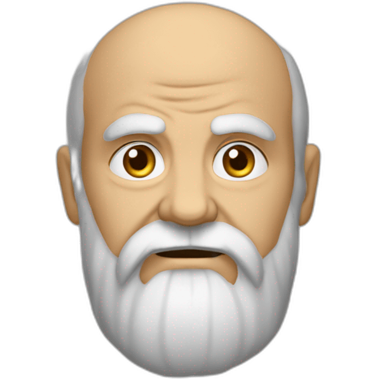 Socrate qui lève un sourcil emoji