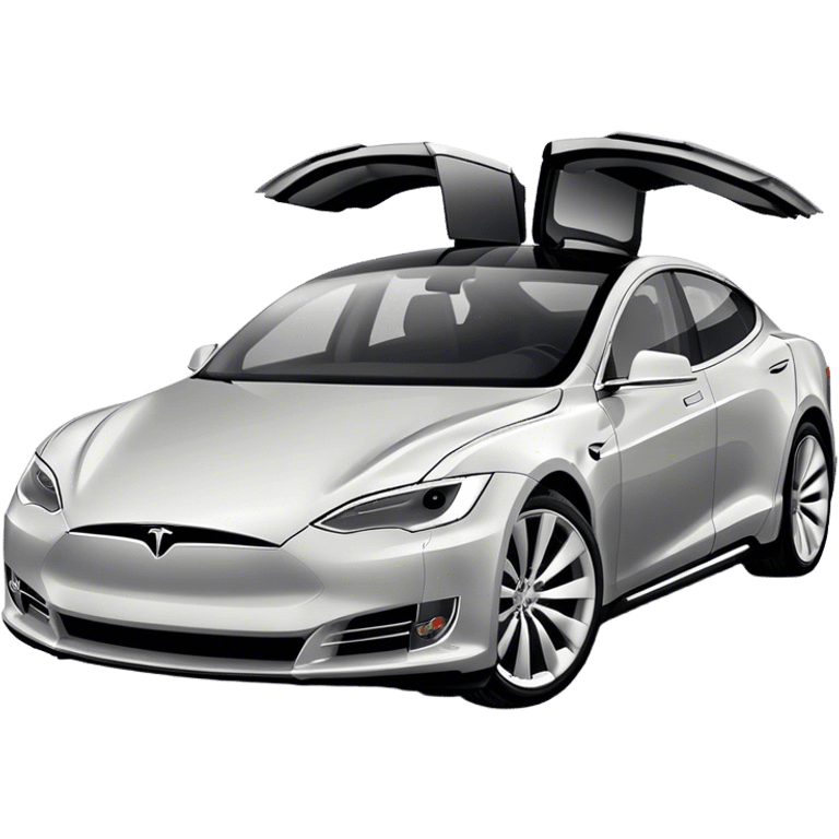 Tesla model s emoji