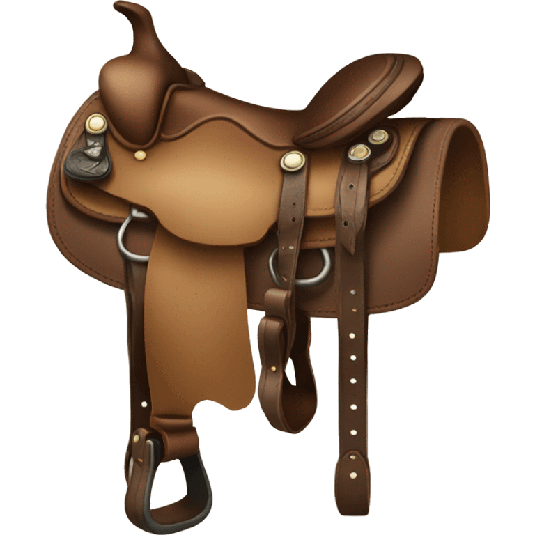 Western saddle emoji