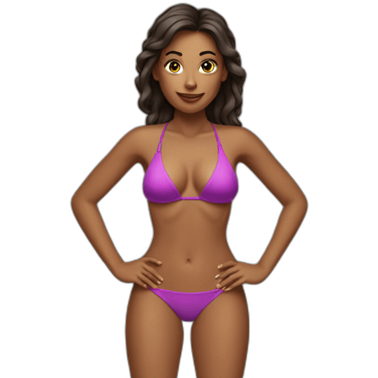 bikini woman emoji