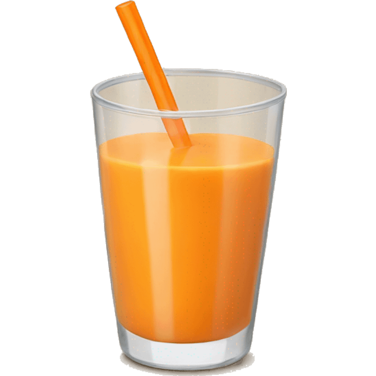 Orange smoothie  emoji